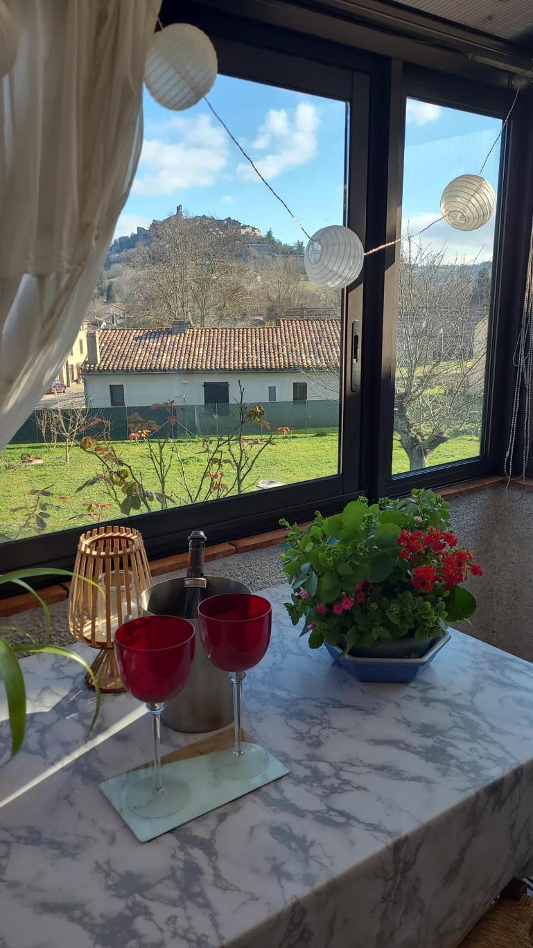 La Jolie Vue Et La Maison De La Tour- Cordes-Sur-Ciel Les Cabannes  Экстерьер фото